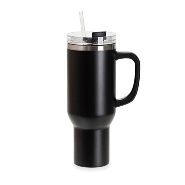 Bridgeport Green Team Travel Mug w/ Handle Thumbnail