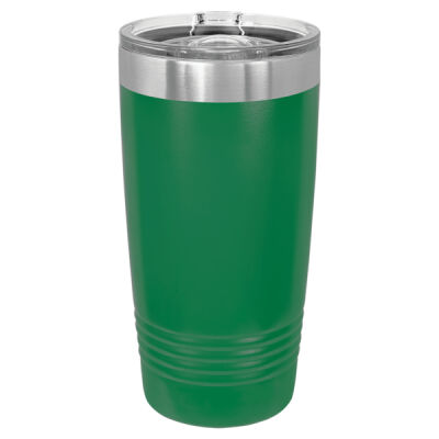 Bridgeport Green Team Lasered Tumbler w/ Slider Lid Thumbnail