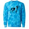 Unisex Midweight Tie-Dyed Crewneck Sweatshirt Thumbnail