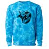 Unisex Midweight Tie-Dyed Crewneck Sweatshirt Thumbnail