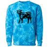 Unisex Midweight Tie-Dyed Crewneck Sweatshirt Thumbnail