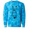 Unisex Midweight Tie-Dyed Crewneck Sweatshirt Thumbnail