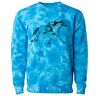 Unisex Midweight Tie-Dyed Crewneck Sweatshirt Thumbnail