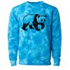 Unisex Midweight Tie-Dyed Crewneck Sweatshirt Thumbnail