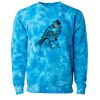 Unisex Midweight Tie-Dyed Crewneck Sweatshirt Thumbnail