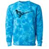 Unisex Midweight Tie-Dyed Crewneck Sweatshirt Thumbnail