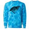 Unisex Midweight Tie-Dyed Crewneck Sweatshirt Thumbnail