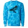 Unisex Midweight Tie-Dyed Crewneck Sweatshirt Thumbnail