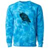 Unisex Midweight Tie-Dyed Crewneck Sweatshirt Thumbnail