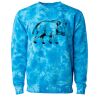 Unisex Midweight Tie-Dyed Crewneck Sweatshirt Thumbnail