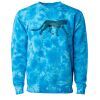 Unisex Midweight Tie-Dyed Crewneck Sweatshirt Thumbnail