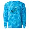 Unisex Midweight Tie-Dyed Crewneck Sweatshirt Thumbnail