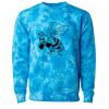 Unisex Midweight Tie-Dyed Crewneck Sweatshirt Thumbnail