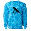 Unisex Midweight Tie-Dyed Crewneck Sweatshirt Thumbnail