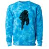 Unisex Midweight Tie-Dyed Crewneck Sweatshirt Thumbnail