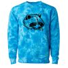 Unisex Midweight Tie-Dyed Crewneck Sweatshirt Thumbnail