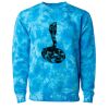 Unisex Midweight Tie-Dyed Crewneck Sweatshirt Thumbnail