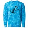Unisex Midweight Tie-Dyed Crewneck Sweatshirt Thumbnail