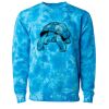 Unisex Midweight Tie-Dyed Crewneck Sweatshirt Thumbnail