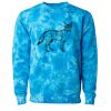 Unisex Midweight Tie-Dyed Crewneck Sweatshirt Thumbnail