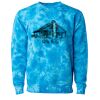 Unisex Midweight Tie-Dyed Crewneck Sweatshirt Thumbnail