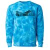 Unisex Midweight Tie-Dyed Crewneck Sweatshirt Thumbnail