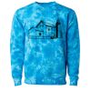 Unisex Midweight Tie-Dyed Crewneck Sweatshirt Thumbnail
