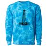 Unisex Midweight Tie-Dyed Crewneck Sweatshirt Thumbnail