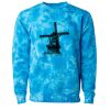 Unisex Midweight Tie-Dyed Crewneck Sweatshirt Thumbnail