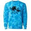 Unisex Midweight Tie-Dyed Crewneck Sweatshirt Thumbnail