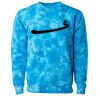 Unisex Midweight Tie-Dyed Crewneck Sweatshirt Thumbnail