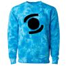 Unisex Midweight Tie-Dyed Crewneck Sweatshirt Thumbnail