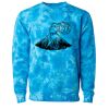Unisex Midweight Tie-Dyed Crewneck Sweatshirt Thumbnail