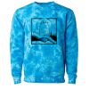 Unisex Midweight Tie-Dyed Crewneck Sweatshirt Thumbnail