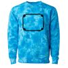 Unisex Midweight Tie-Dyed Crewneck Sweatshirt Thumbnail
