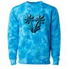 Unisex Midweight Tie-Dyed Crewneck Sweatshirt Thumbnail