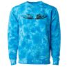 Unisex Midweight Tie-Dyed Crewneck Sweatshirt Thumbnail