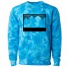Unisex Midweight Tie-Dyed Crewneck Sweatshirt Thumbnail