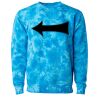 Unisex Midweight Tie-Dyed Crewneck Sweatshirt Thumbnail