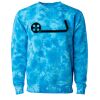 Unisex Midweight Tie-Dyed Crewneck Sweatshirt Thumbnail