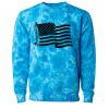 Unisex Midweight Tie-Dyed Crewneck Sweatshirt Thumbnail