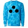 Unisex Midweight Tie-Dyed Crewneck Sweatshirt Thumbnail