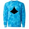 Unisex Midweight Tie-Dyed Crewneck Sweatshirt Thumbnail