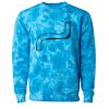 Unisex Midweight Tie-Dyed Crewneck Sweatshirt Thumbnail