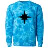 Unisex Midweight Tie-Dyed Crewneck Sweatshirt Thumbnail