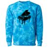 Unisex Midweight Tie-Dyed Crewneck Sweatshirt Thumbnail