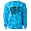Unisex Midweight Tie-Dyed Crewneck Sweatshirt Thumbnail