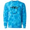 Unisex Midweight Tie-Dyed Crewneck Sweatshirt Thumbnail