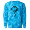 Unisex Midweight Tie-Dyed Crewneck Sweatshirt Thumbnail