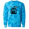 Unisex Midweight Tie-Dyed Crewneck Sweatshirt Thumbnail